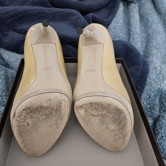 Gucci Vitello peep toe heels - Picture 4 of 4